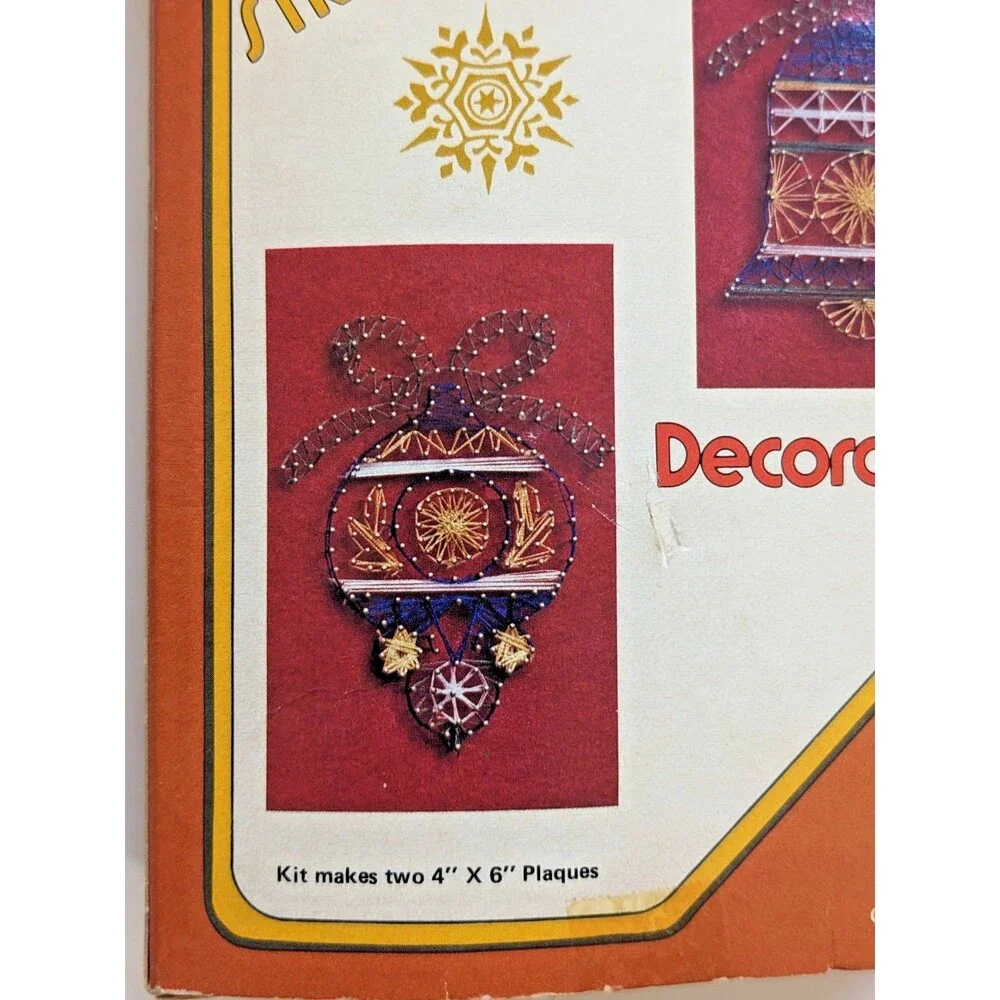 Vintage Christmas‎ String Art Kit Ornaments 